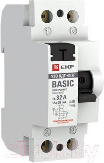 Устройство защитного отключения EKF Basic / elcb-2-32-30e-sim - фото