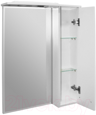 Шкаф с зеркалом для ванной Mixline Альфа 64 R 529002