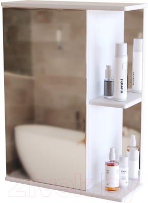 Шкаф с зеркалом для ванной Mixline Стандарт 50 L 525513 - фото