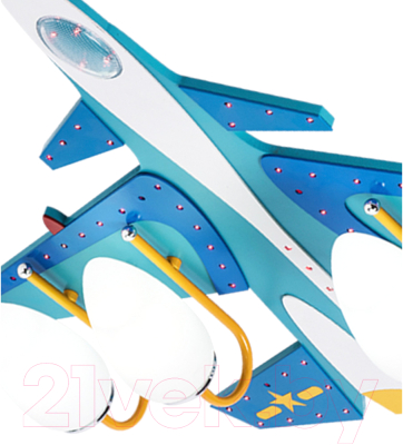 Люстра Kinklight Бомбардировщик 074504 (голубой)