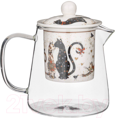 Заварочный чайник Lefard Парижские коты / 104-834