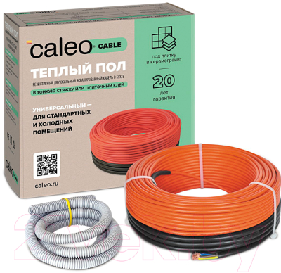 Теплый пол электрический Caleo Cable 18W-40 - фото