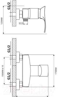 Смеситель Ekko by Maxonor MN2001