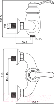 Смеситель Maxonor Pure Life MN9076