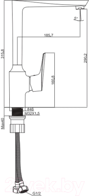 Смеситель Maxonor Pure Life MN4073-8