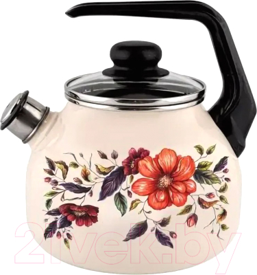 Чайник со свистком Appetite Зайцы 4с209я - фото