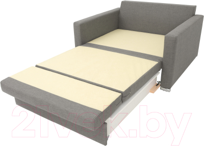 Диван KRONES Афродита выкатная 195x100 (рогожка серо-бежевый)