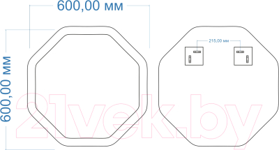 Зеркало Mixline Герда 550046