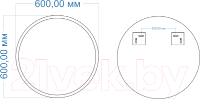 Зеркало Mixline Эмили 550053