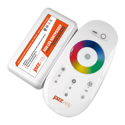 Контроллер для дюралайта JAZZway RGB PRC-4000HF WH 12/24В 216/432Вт / 1007957 - фото