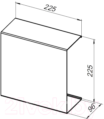 Полка для ванной Aquanet Магнум / 302235
