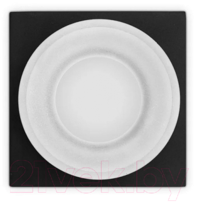 Точечный светильник Ambrella TN1316 SBK/FR (черный песок/белый матовый)