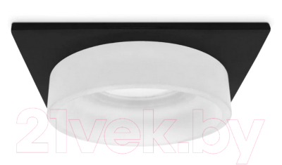 Точечный светильник Ambrella TN1316 SBK/FR (черный песок/белый матовый)