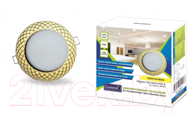 Точечный светильник General Lighting GCL-GX53-H18-G / 661219