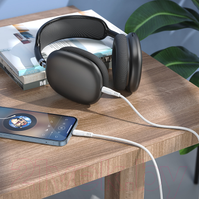 Кабель Borofone BL14 Lightning-Jack(M) 3.5мм