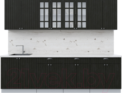 Готовая кухня Интерлиния Берес 2.7А - фото