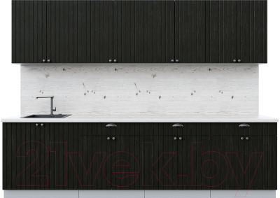 Готовая кухня Интерлиния Берес 2.9А - фото