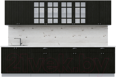 Готовая кухня Интерлиния Берес 3.1А - фото