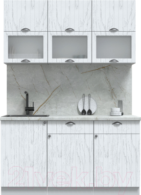 Готовая кухня Интерлиния Берес 1.5Б - фото