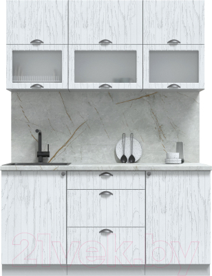 Готовая кухня Интерлиния Берес 1.6Б - фото