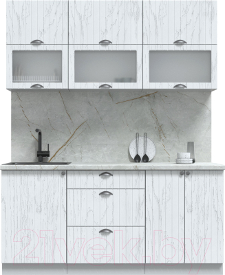 Готовая кухня Интерлиния Берес 1.7Б - фото