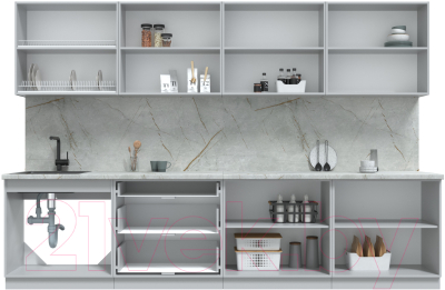 Готовая кухня Интерлиния Берес 3.2Б