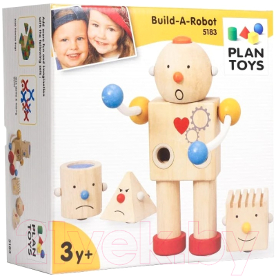 Конструктор Plan Toys Робот / 5183 - фото