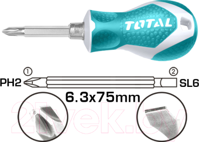 Отвертка TOTAL THT250216
