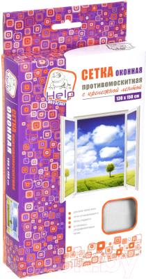 Москитная сетка на окно Help 80002-Л - фото