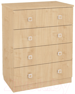 Комод Polini Kids Simple с 4 ящиками / 0001301.30 (натуральный) - фото