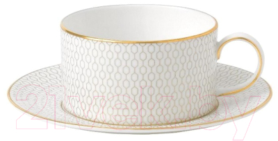 Чашка с блюдцем Wedgwood Arris Gio Gold / 40007548 - фото