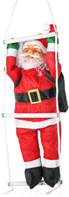 Подвеска новогодняя Darvish Санта на лестнице / DV-C-271 - фото
