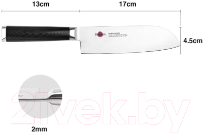Нож Fissman Сантоку Kensei Musashi 2571