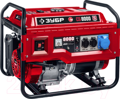 Бензиновый генератор Зубр СБ-8000 - фото