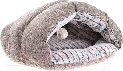 Домик для животных Ferplast Tufli Cuscino / 83530099 (с игрушкой) - фото