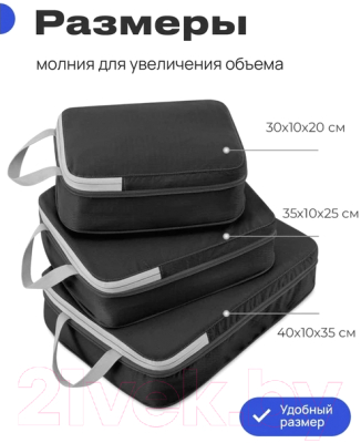 Набор органайзеров для чемодана RoadLike Travel Case / 341095