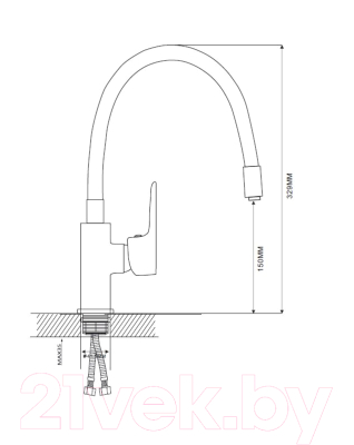 Смеситель Ekko E4223-8