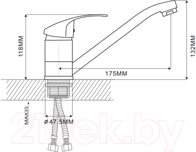 Смеситель Ekko E49021