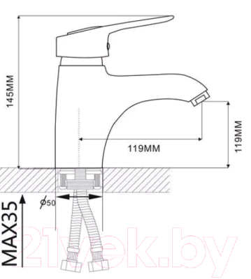 Смеситель Maxonor MN1004