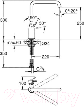 Смеситель GROHE Essence 30269AL0