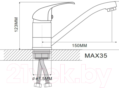 Смеситель Maxonor MN4516