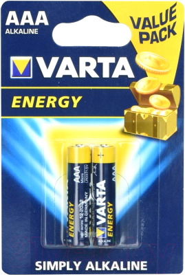 Комплект батареек Varta Energy LR03 / 4103 229 412 - фото