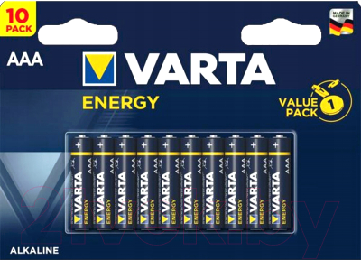 Комплект батареек Varta Energy LR03 / 4103 229 491 - фото