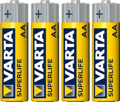 Комплект батареек Varta Super Heavy Duty / 2006 101 304 - фото