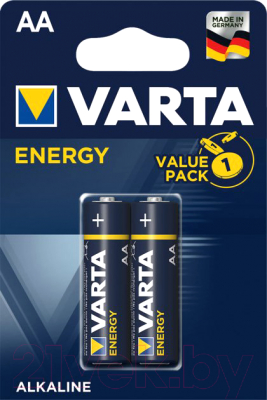 Комплект батареек Varta Energy LR6 / 4106 229 412 - фото