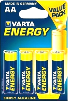 Комплект батареек Varta Energy LR6 / 4106 229 414 - фото