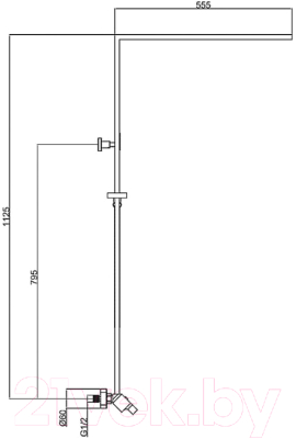 Душевая система Maxonor Pure Life MN2489-7