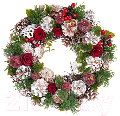 Венок Elan Gallery Снежная фантазия / 450094 - фото
