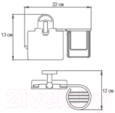 Держатель для туалетной бумаги Ekko E1903-1