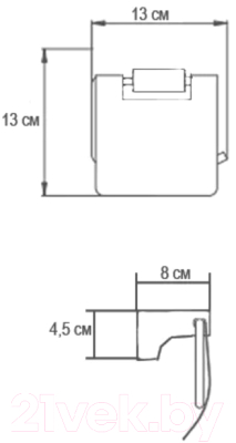 Держатель для туалетной бумаги Ekko E3403 (античная бронза)